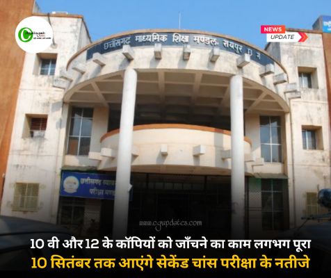 10 वी और 12 के कॉपियों को जाँचने का काम लगभग पूरा 10 सितंबर तक आएंगे सेकेंड चांस परीक्षा के नतीजे