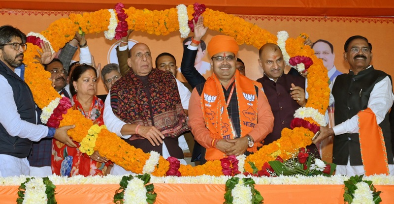 राजस्थान में मुख्यमंत्री भजन लाल शर्मा का शपथ ग्रहण समारोह कल...आएंगे ये मेहमान