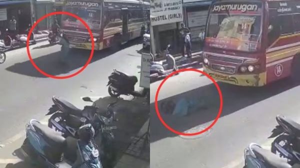 बेटे की कॉलेज फीस के लिए बस के आगे कूदी मां, किसी ने बताया था मरने पर मिलता है मुआवजा, देखें वीडियो ..