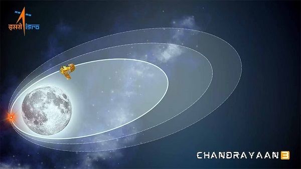 चांद की तीसरी कक्षा में पहुंचा चंद्रयान-3, अब बस इतनी रह गई दूरी